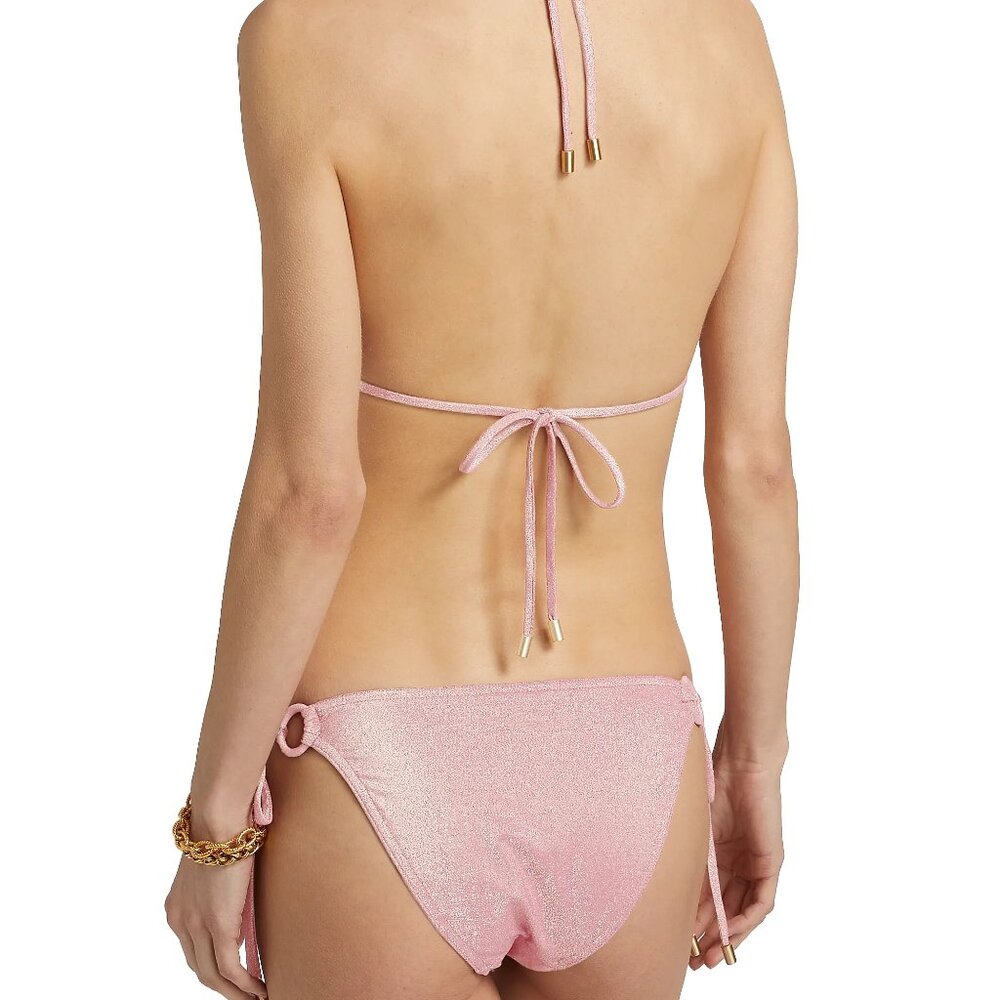 Zimmermann Blush Pink Ring-Detail Triangle Bikini - Picture 4 of 8
